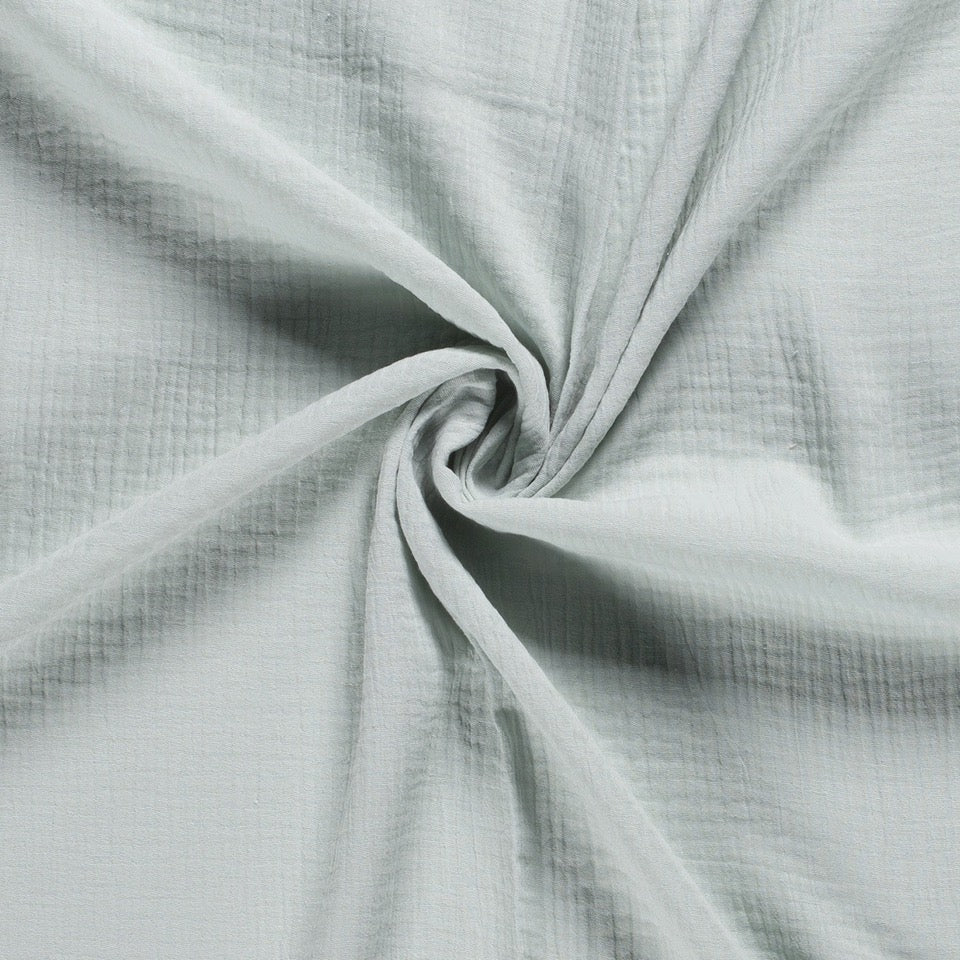 Tissu Double Gaze - Soft Mint