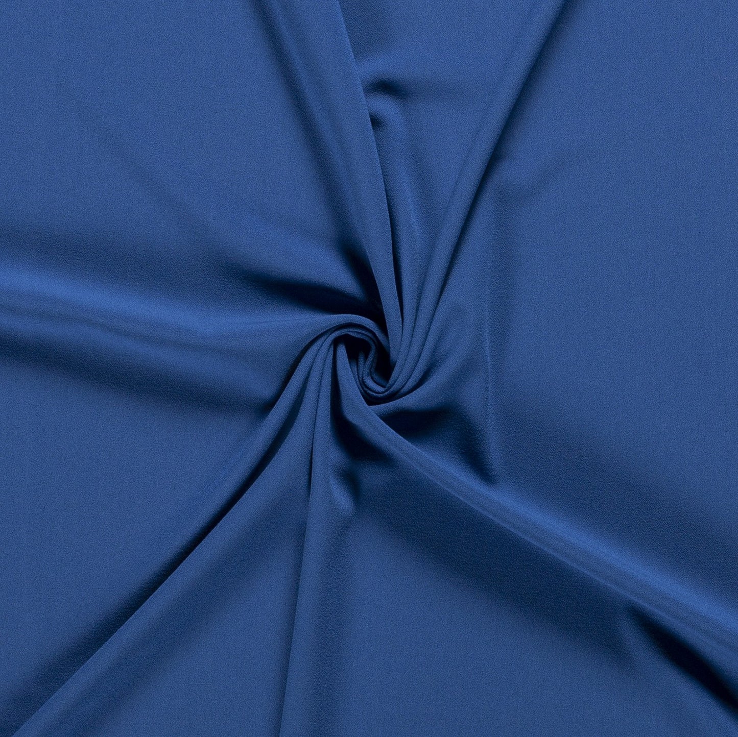 Tissu Crêpe Polyester Viscose Elasthanne - Royal Blue