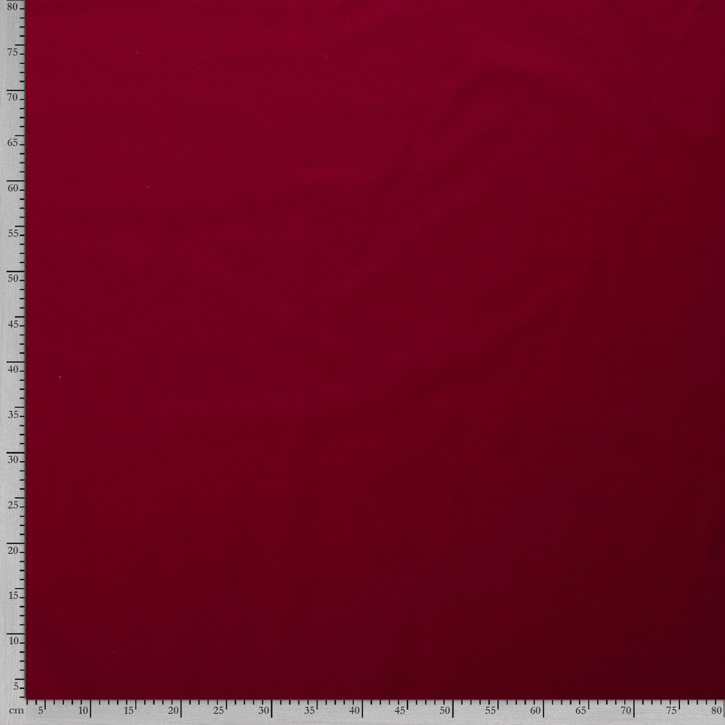 Tissu Cretonne Uni - Dark Red