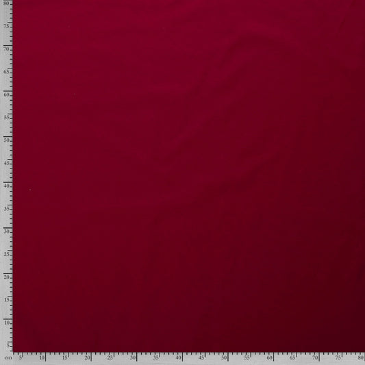 Tissu Cretonne Uni - Dark Red