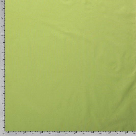Tissu Cretonne Uni - Yellow Green