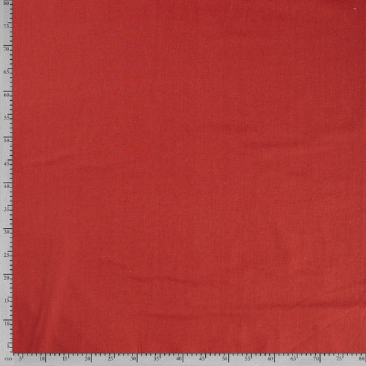 Tissu Cretonne Uni - Red Flower