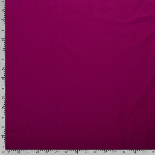 Tissu Cretonne Uni - Fuchsia