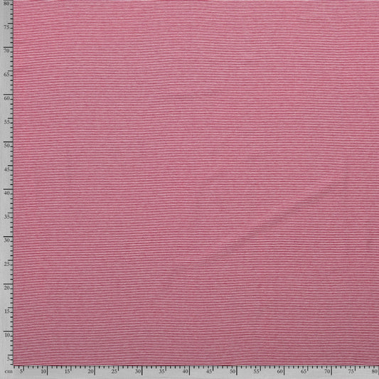Tissu Jersey Viscose Eslasthane Imprime Rayure - 015