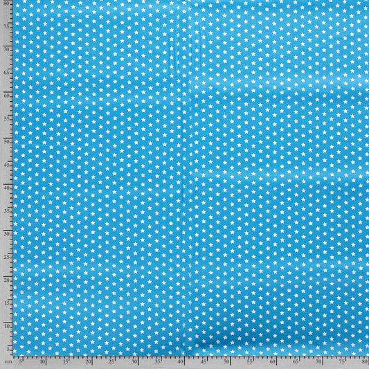 Tissu Popeline Coton Imprimé Etoile - 004