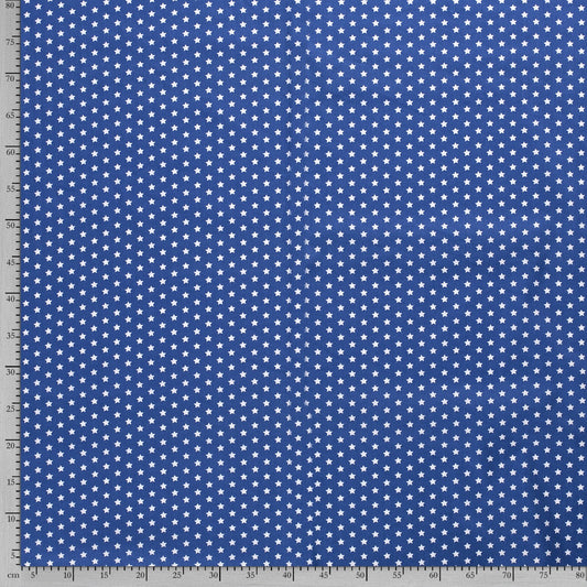 Tissu Popeline Coton Imprimé Etoile - 005