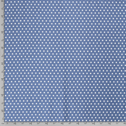 Tissu Popeline Coton Imprimé Etoile - 006