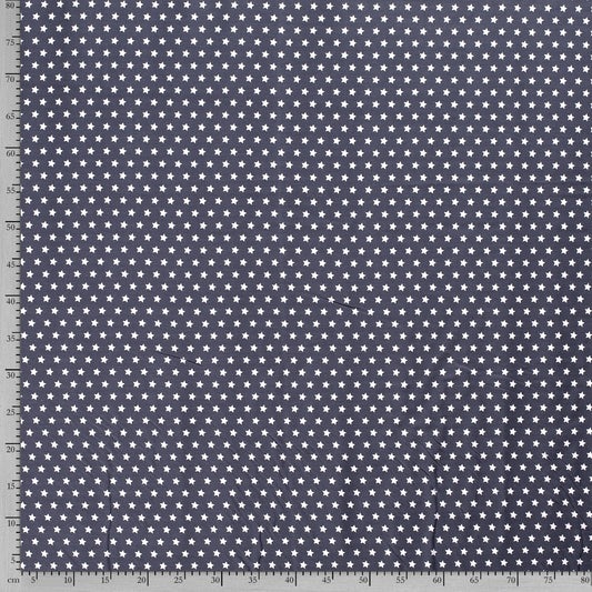 Tissu Popeline Coton Imprimé Etoile - 007