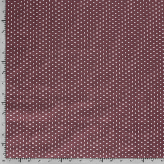 Tissu Popeline Coton Imprimé Etoile - 014
