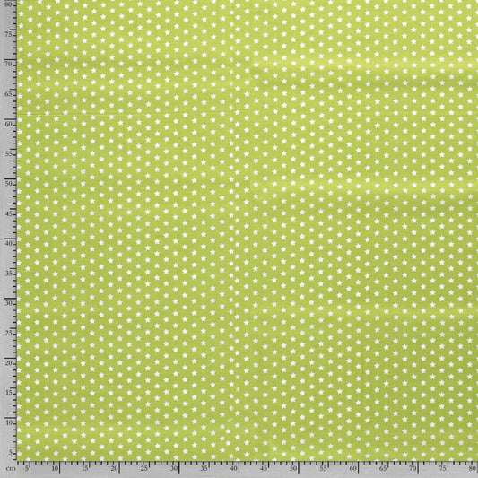 Tissu Popeline Coton Imprimé Etoile - 024