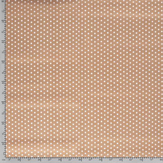 Tissu Popeline Coton Imprimé Etoile - 053