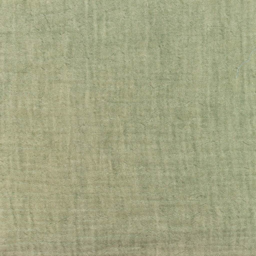 Tissu Double Gaze Chambray - Armée