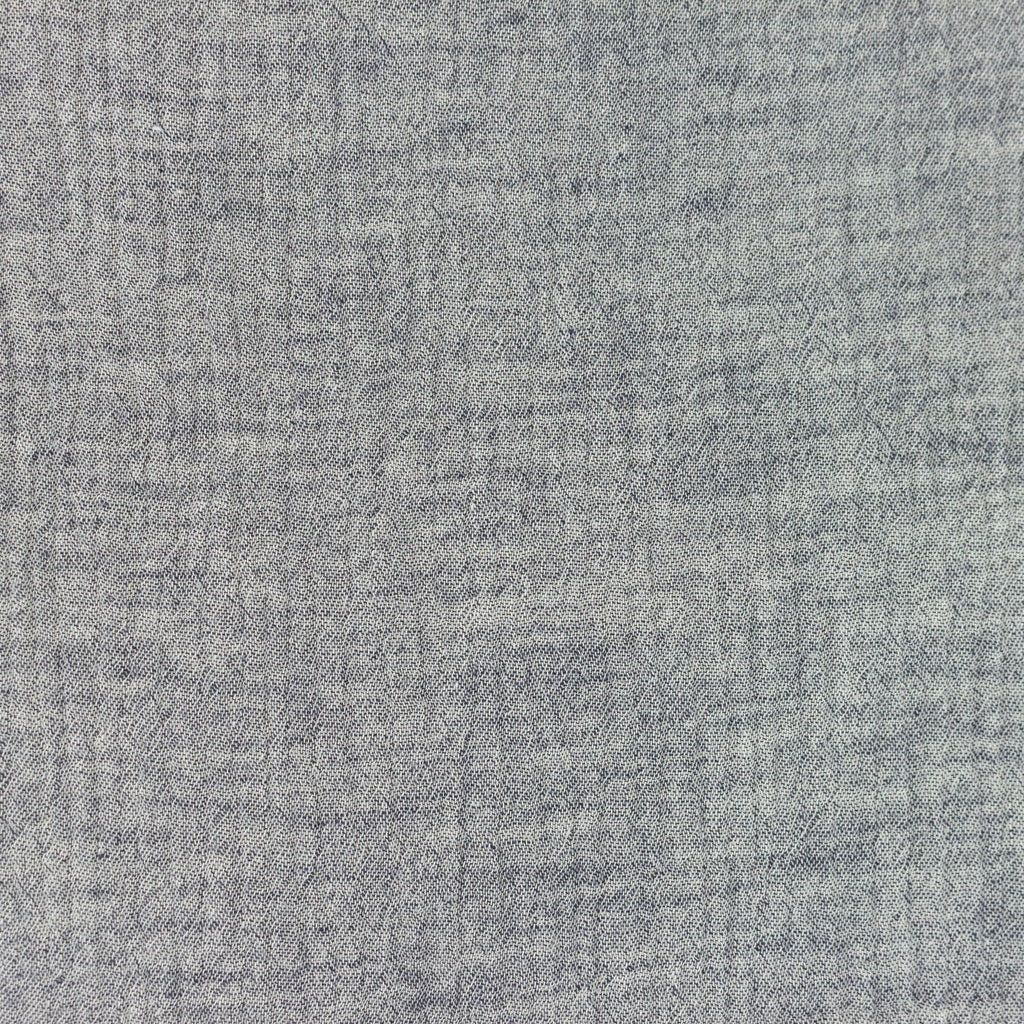 Tissu Double Gaze Chambray - Bleu Foncé