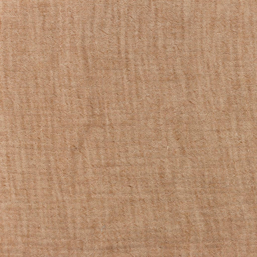 Tissu Double Gaze Chambray - Choco