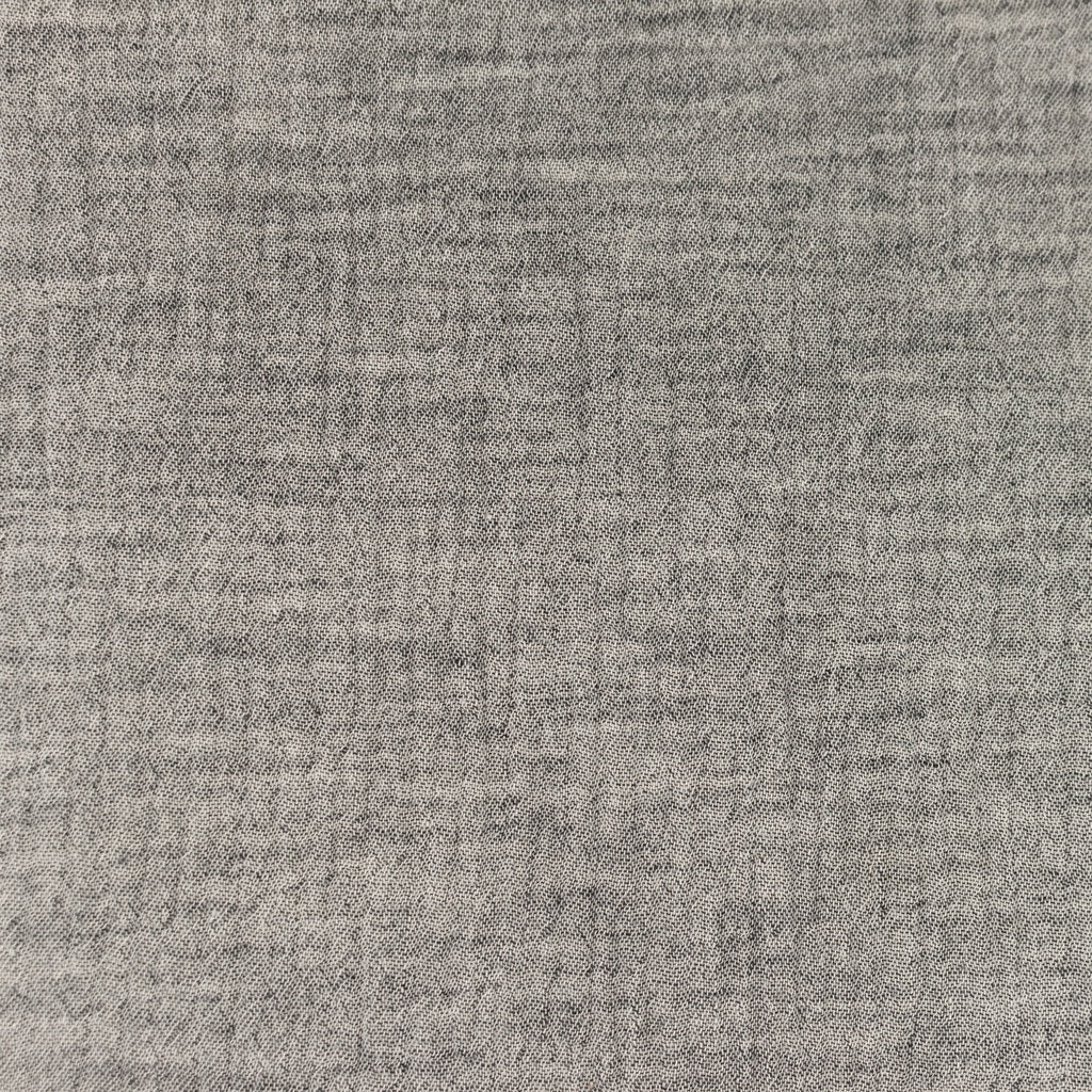 Tissu Double Gaze Chambray - Noir