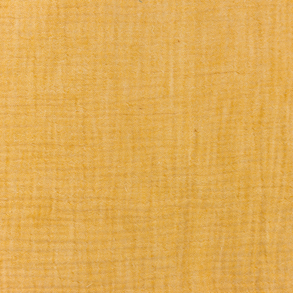 Tissu Double Gaze Chambray - Ocre