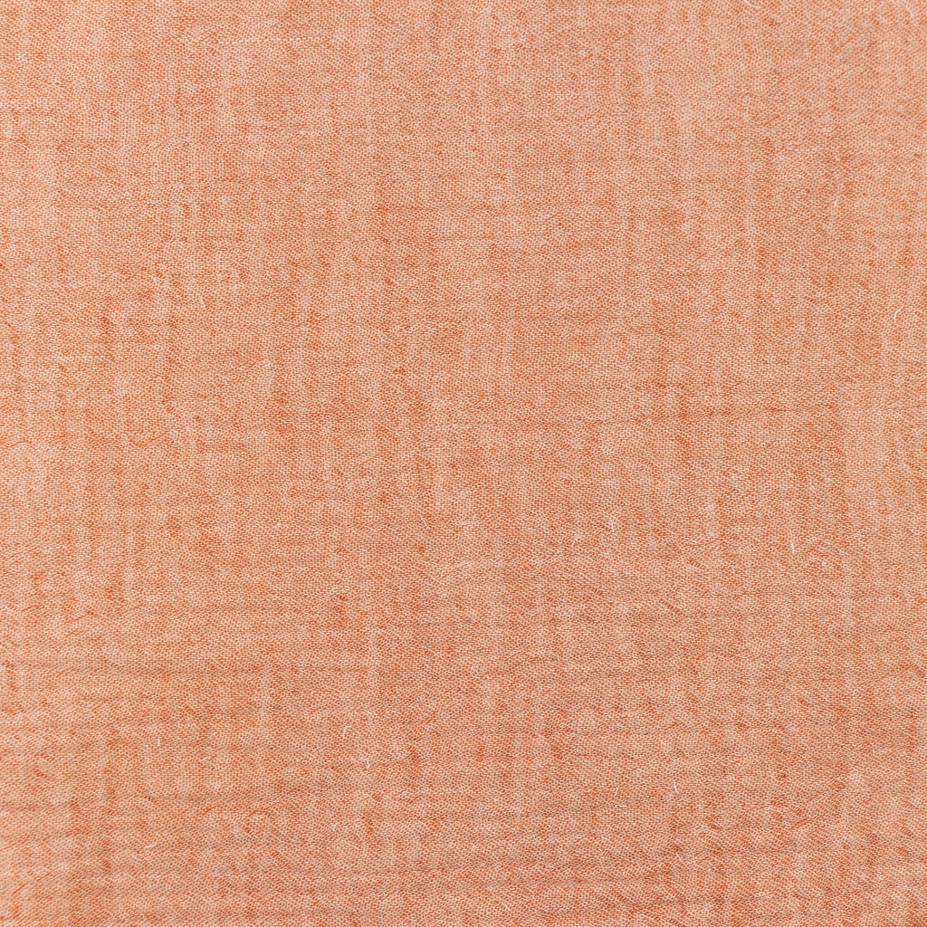 Tissu Double Gaze Chambray - Rouille