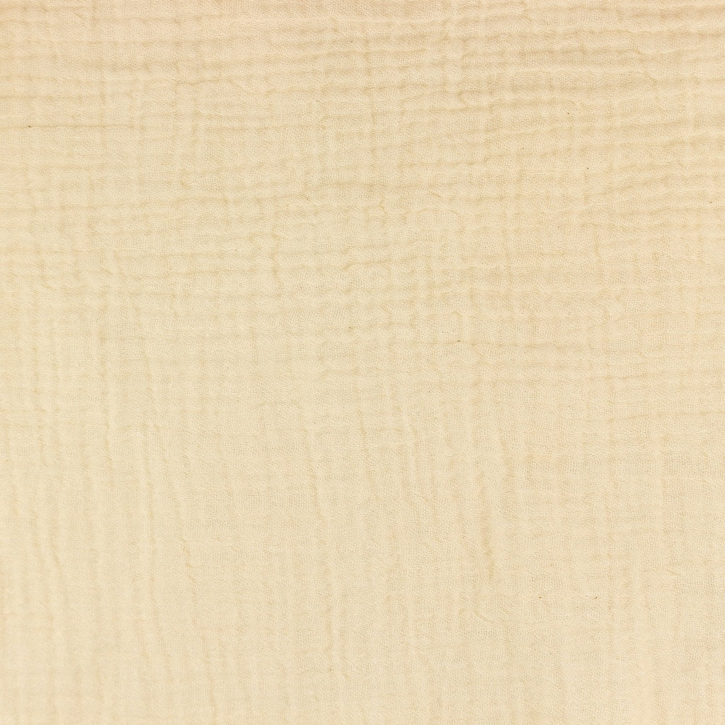 Tissu Double Gaze Chambray - Sable Clair