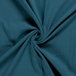 Tissu Double Gaze - Colonial Blue