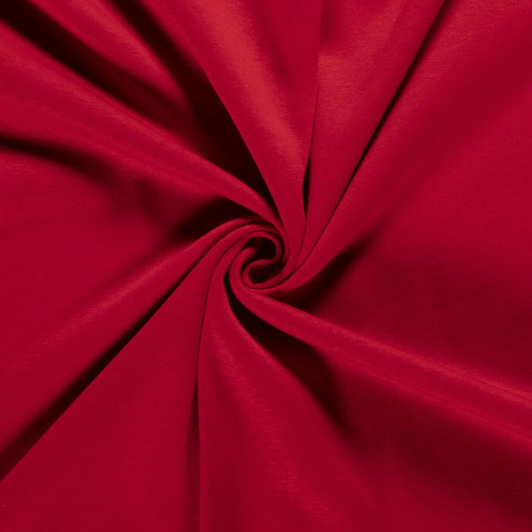 Tissu Molleton Sweat - Red