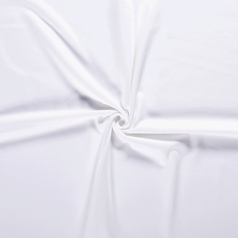 Tissu Molleton Sweat - White