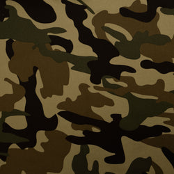 Tissu Gabardine Camouflage - 210