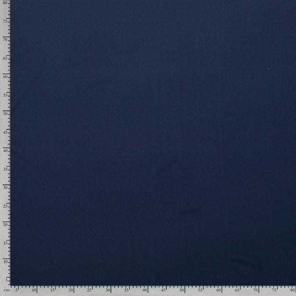 Tissu Crêpe Polyester Viscose Elasthanne - Midnight Blue