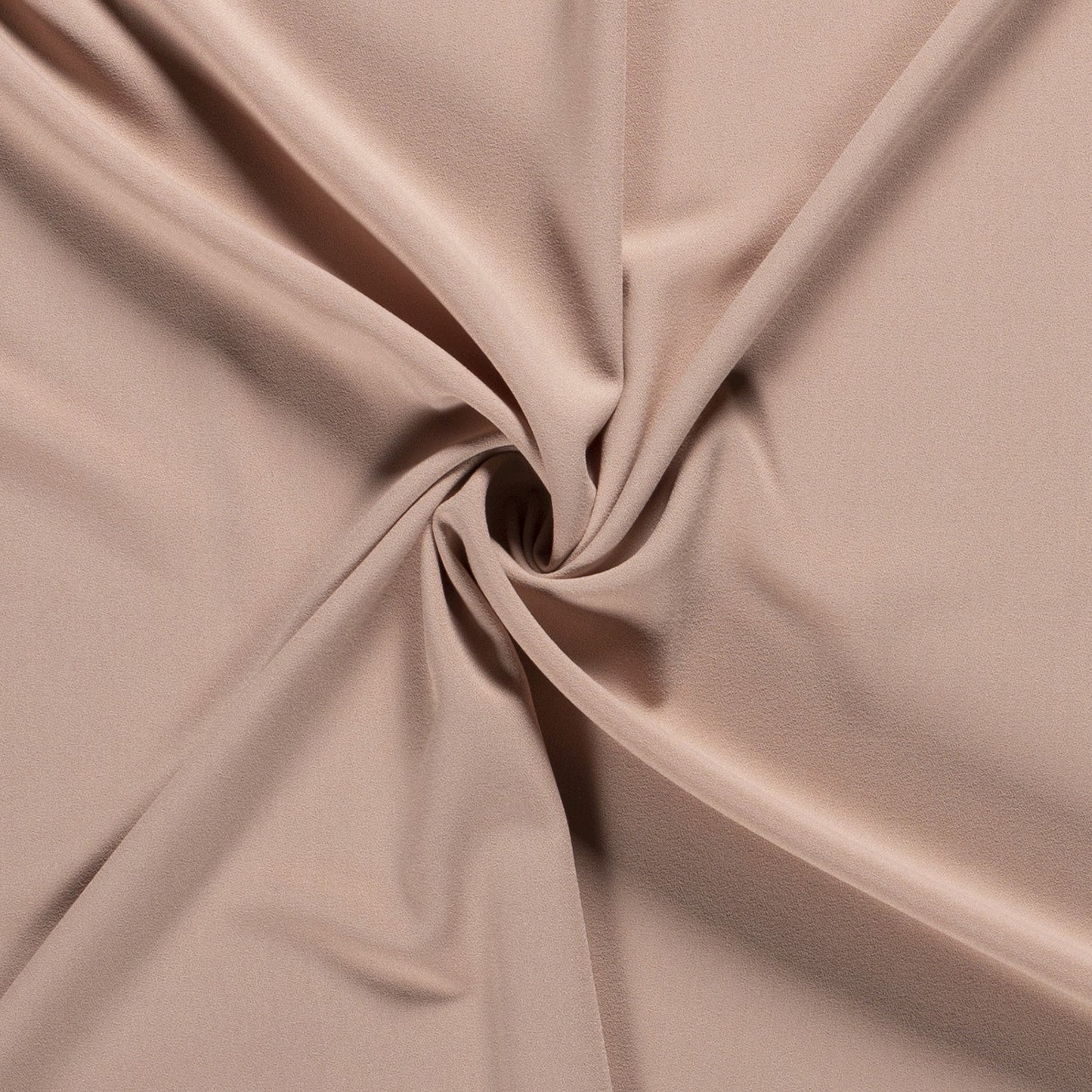 Tissu Crêpe Polyester Viscose Elasthanne - Beige