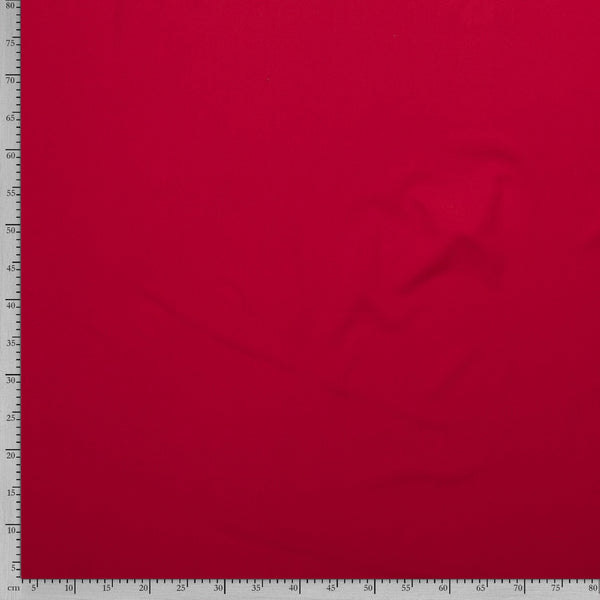 Tissu Crêpe Polyester Viscose Elasthanne - Red