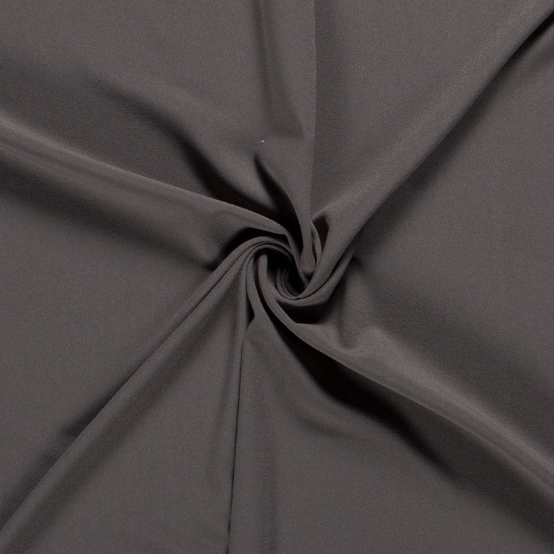 Tissu Crêpe Polyester Viscose Elasthanne - Grey