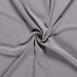 Tissu Crêpe Polyester Viscose Elasthanne - Silver