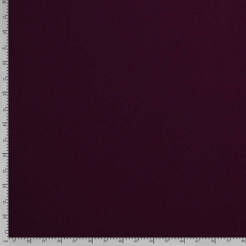 Tissu Crêpe Polyester Viscose Elasthanne - Dark Burgundy