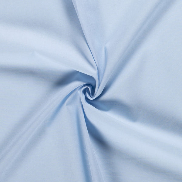 Tissu Cretonne Uni - Light Blue