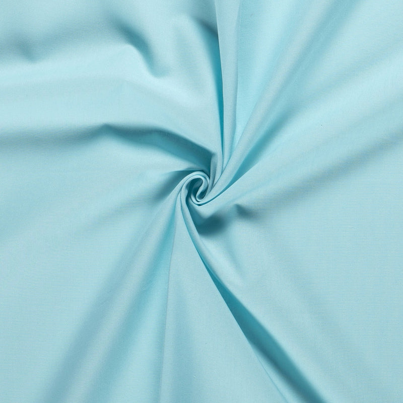 Tissu Cretonne Uni - Powder Blue