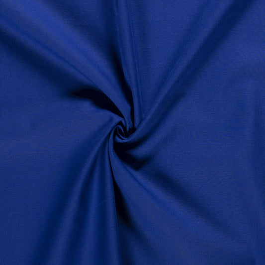 Tissu Cretonne Uni - Kobalt