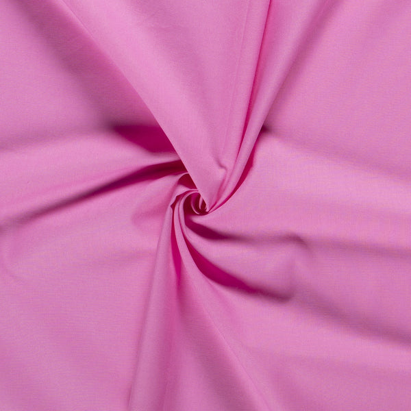 Tissu Cretonne Uni - Hot Pink
