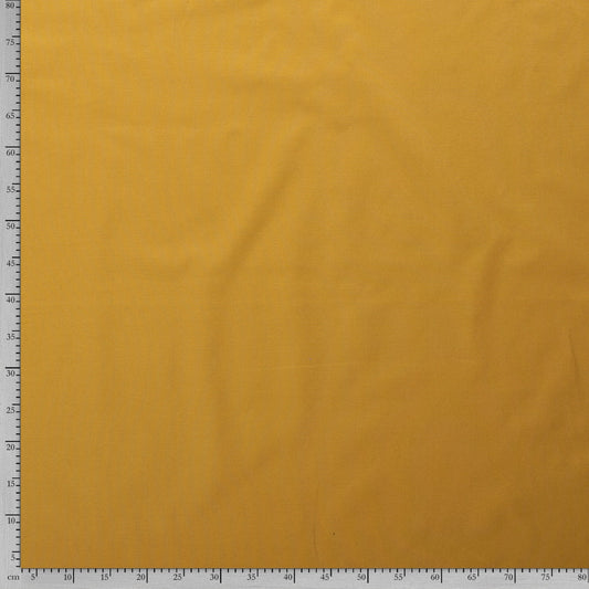 Tissu Cretonne Uni - Curry