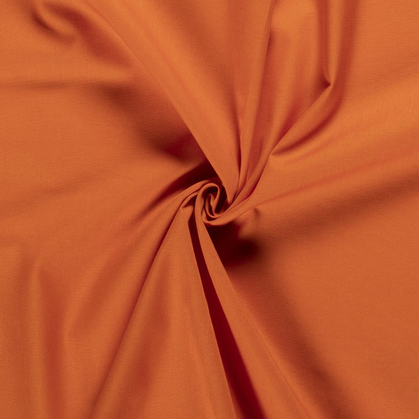 Tissu Cretonne Uni - Orange