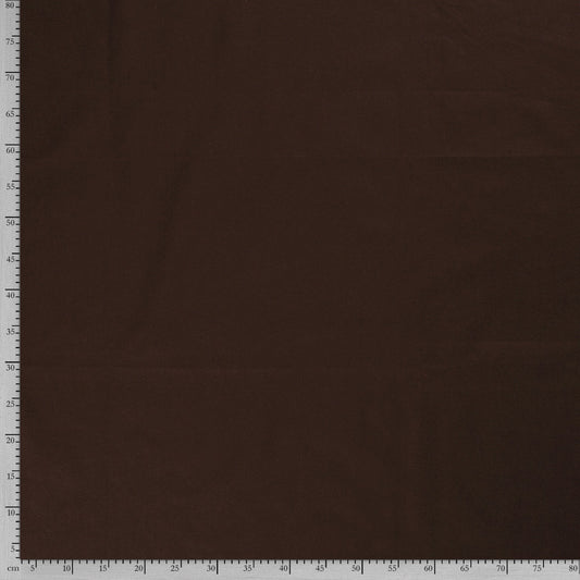 Tissu Cretonne Uni - Brown