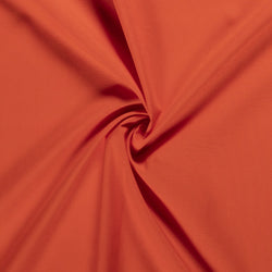 Tissu Cretonne Uni - Orange Red