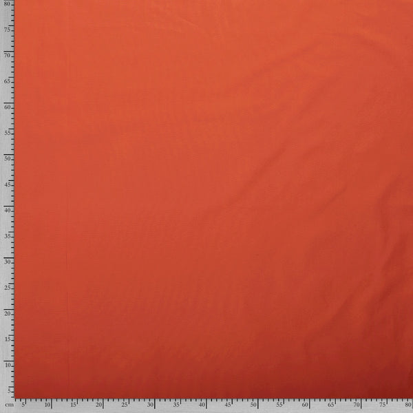 Tissu Cretonne Uni - Orange Red