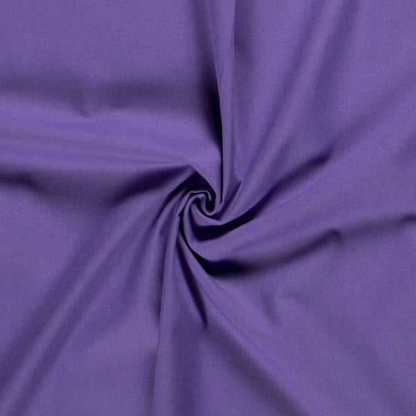 Tissu Cretonne Uni - Medium Purple