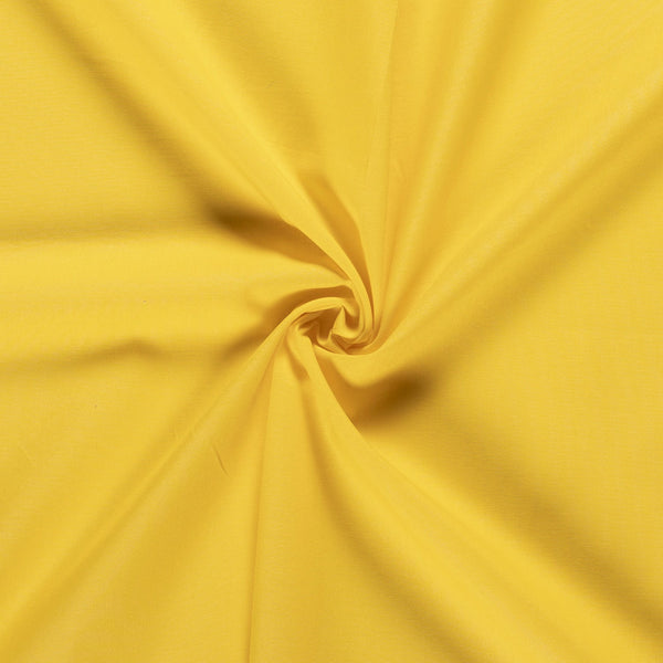 Tissu Cretonne Uni - Yellow