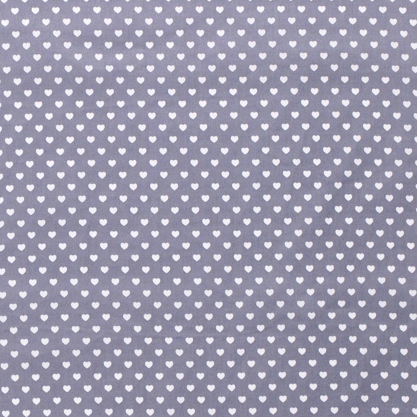 Tissu Popeline Coton Imprimé Cœur - 061