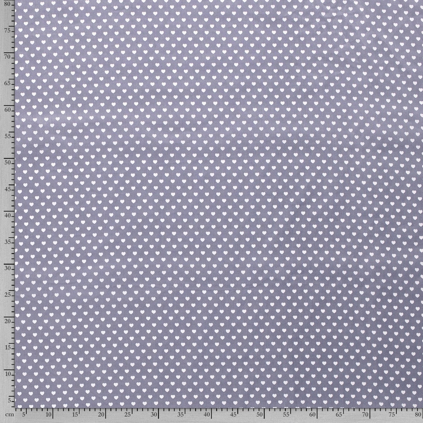 Tissu Popeline Coton Imprimé Cœur - 061