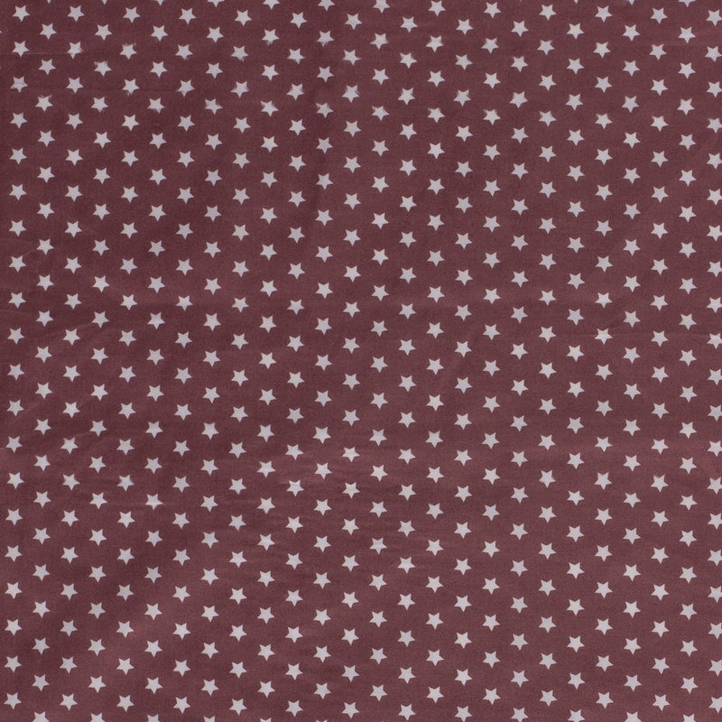 Tissu Popeline Coton Imprimé Etoile - 014