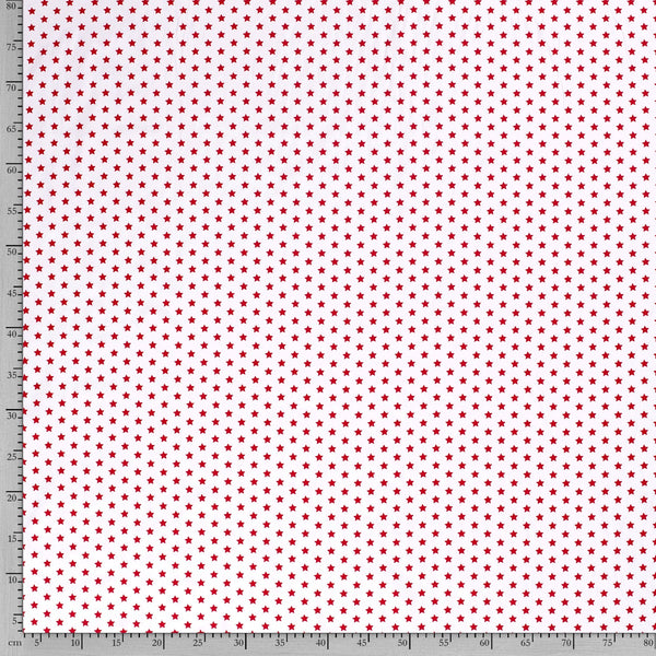 Tissu Popeline Coton Imprimé Etoile - 050