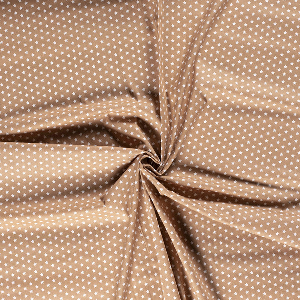 Tissu Popeline Coton Imprimé Etoile - 053