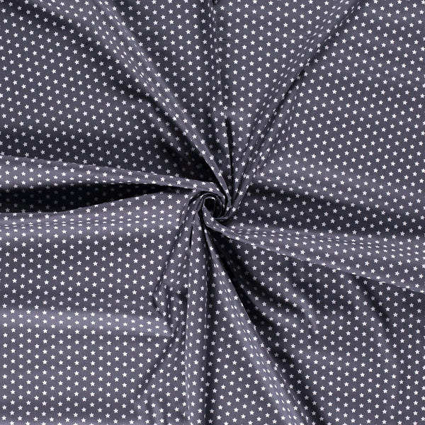 Tissu Popeline Coton Imprimé Etoile - 068