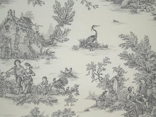 Tissu Coton Imprimé Pastorale - 001